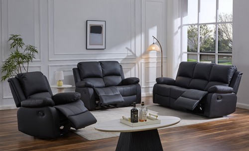 Recliner lazy boy black - lazy, sofa