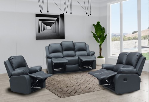 Recliner lazy boy grey sofa - grey,