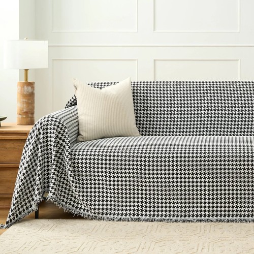 Houndstooth settee cotton - settee,