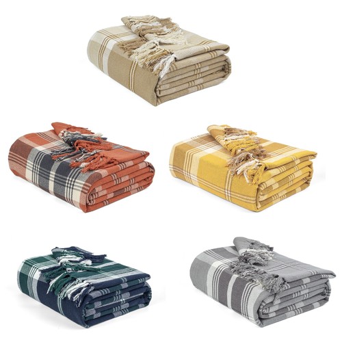 Large cotton throw for sofa - throw,