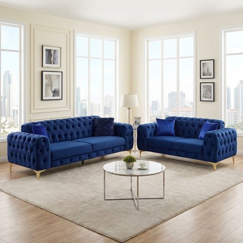 Luxury velvet chesterfield - luxury,