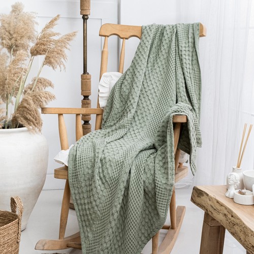 Cotton throw for armchair - throw,