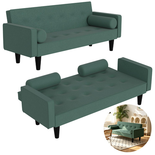 Seater fabric sofa - bed, click