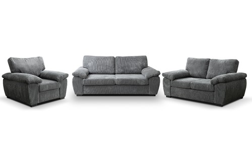Fabric sofa jumbo cord set - sofa,