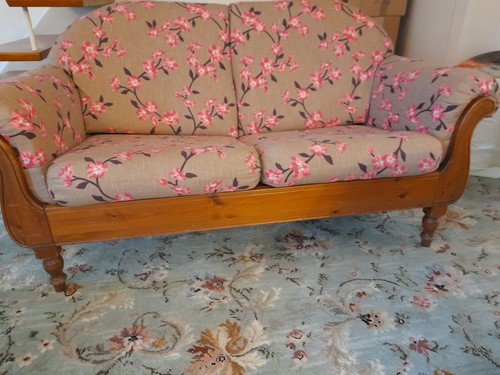 Two seater settee and - and,