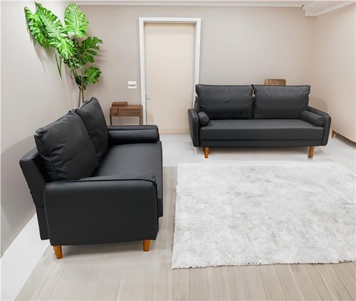 Lazy boy black - boy, sofa