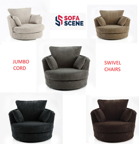 Jumbo cord sofa swivel - jumbo,
